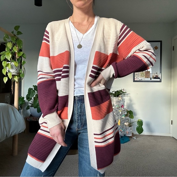 Roxy Above The Sun, Long Cardigan Sweater - Picture 1 of 15
